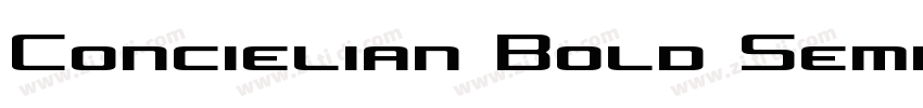 Concielian Bold Semi字体转换
